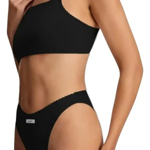 2424 Conjunto De Algodón & Lycra Y Less Brigitte Negro Lisa 100