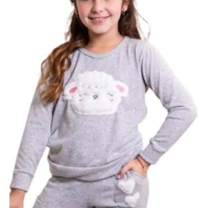Pijama Invierno Nena Infanti Lanilla Bianca Secreta  22247