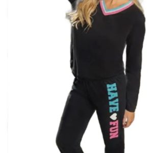 Pijama Invierno Mujer De Jersey Lencatex 23357 Talle Grandes
