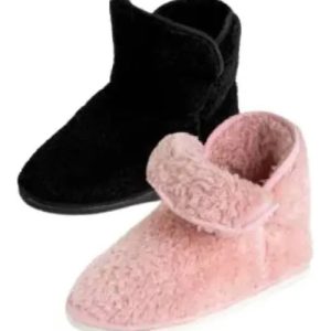 Pantufla Mujer Chinela Botita De Peluche Susurro 2090