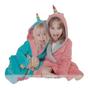 Bata Nena, Niña Polar Supersoft Motivo Unicornio Y Gato