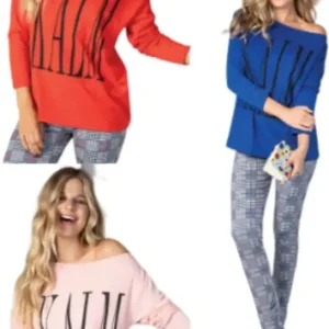 Pijama Invierno Mujer Remera Oversize - Bianca Secreta 21123