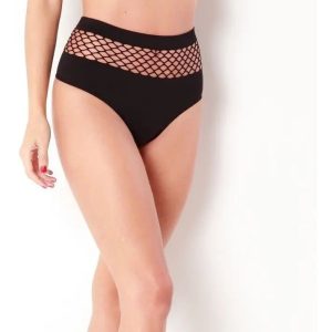 Bombacha Vedetina Seamless Con Detalle De Red Ni-bel 680