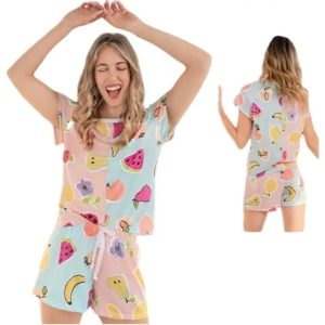 Pijama Verano Mujer De Jersey Algodón Lencatex 23755