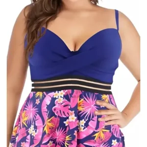Malla Verano Mujer Tankini Taza Armada Short Vikblack 30285