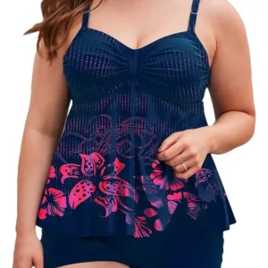 Malla Tankini Taza Soft Culotte Cindisami 3736 Talle Grande