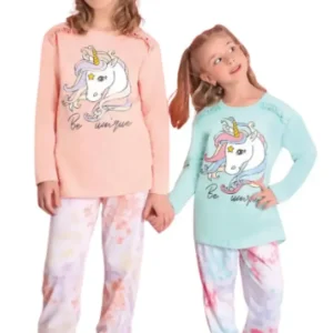Pijama Invierno Nena Jersey Unicornio Lencatex 21905