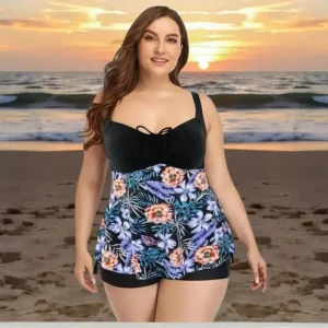 Malla De Mujer Talle Grande Art 76059 Vick Blak Negro Liso 62