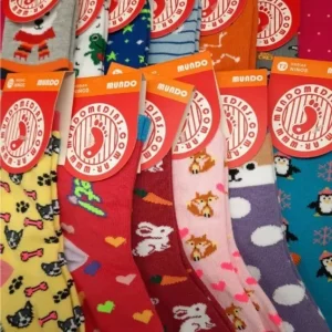 Pack X 6 Medias De Niña Algodón Surtidas Mundo