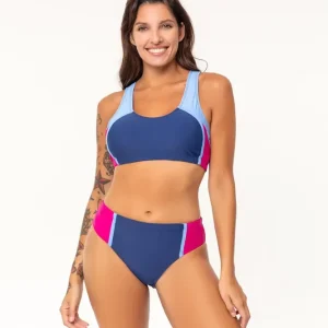 Bikini Deportivo Licra Mujer Bianca Mare 26243 Azul 3