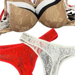 Pack X3 Conjunto Triangulo Soft Encaje Less Mia Carezza 9010