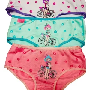 Pack X3 Bombacha Culotte Nena, Niña Marey Estampada Art. 71