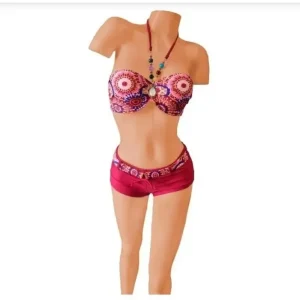 Malla Verano Mujer Bikini Strapless C/short Cindisami 64789