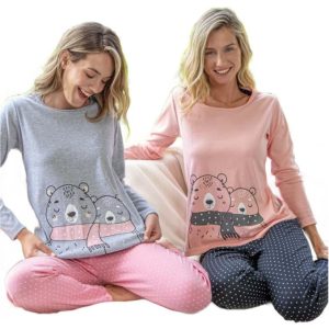 Pijama Invierno Mujer Susurro Interlock 3218 Talles Grandes