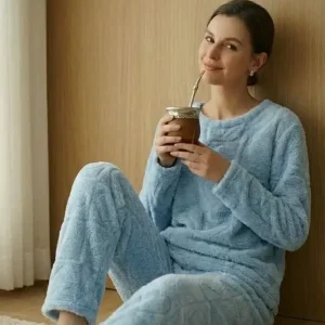 Pijama Mujer Polar Soft Calentito Invierno Bianca 6216 Aero 1001 Dibujado Unico