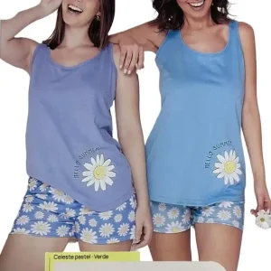 Pijama Verano Algodón Miss Rachel 7425 Talles Grandes
