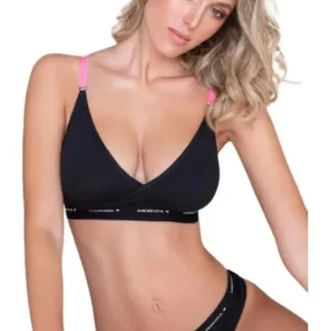 Conjunto Andressa 1244 Triangulo Cruzado Less Algodón Fluo