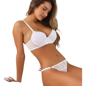 Conjunto Taza Soft De Tul Y Puntilla Colales 2048 Sexy Lali