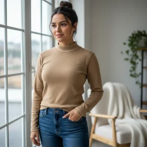 Poleras Térmicas Mujer Frisadas Spandex Por Talle