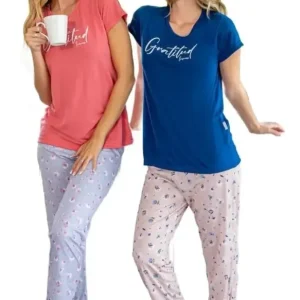 Pijama Invierno Manga Corta Susurro 3263 Talles Grandes Al 8
